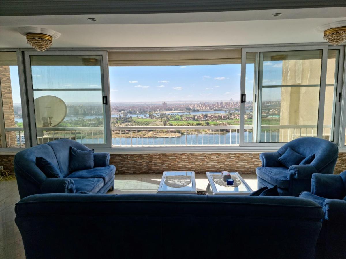 Amazing Nile View And Pyramids Apartment Kairo Eksteriør billede