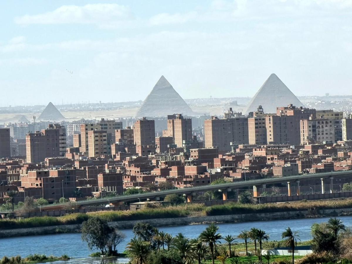 Amazing Nile View And Pyramids Apartment Kairo Eksteriør billede